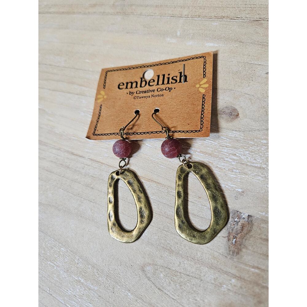 Embellish Copper & Alloy Dangle Earrings – (NWT)